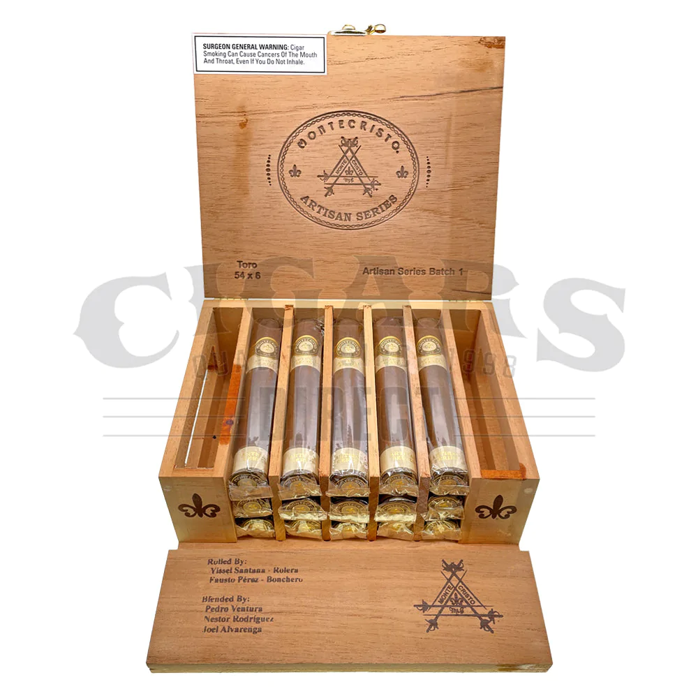 montecristo-artisan-series-no1-toro-open-box-front-view_1800x1800 Montecristo Artisan Series Batch 1 Toro(box of 15)